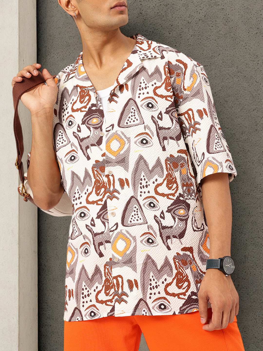 Kook N Keech Chill Vibes Tribal Print Shirt