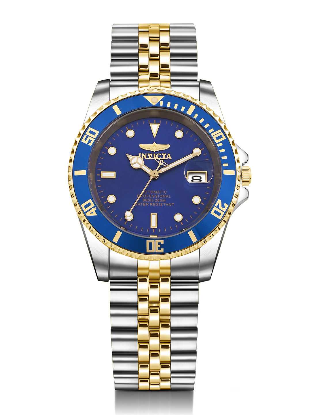 Invicta Men Dial & Stainless Steel Bracelet Style Straps Analogue Automatic Watch 29182