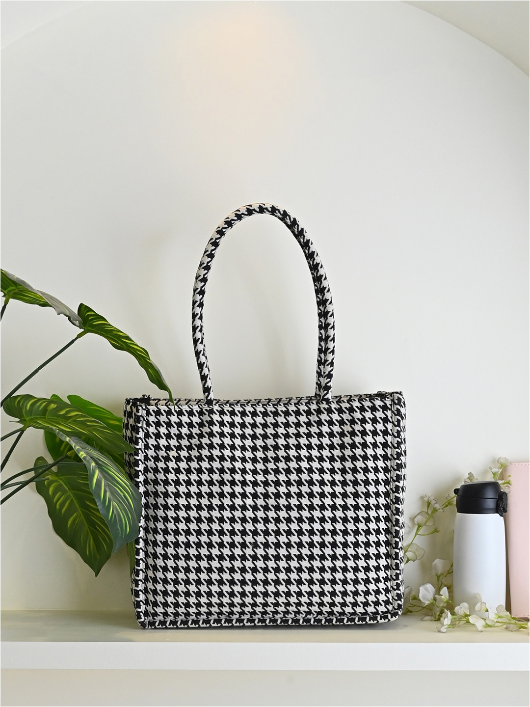 BohoGirl Embellished Structured Tote Bag