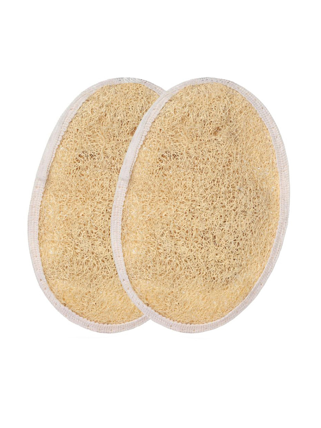 CareDone Set Of 2 Natural Bath Loofah Scrubber
