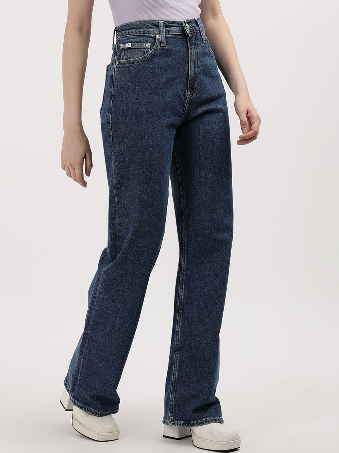 Calvin Klein Jeans Women Bootcut Clean Look Jeans