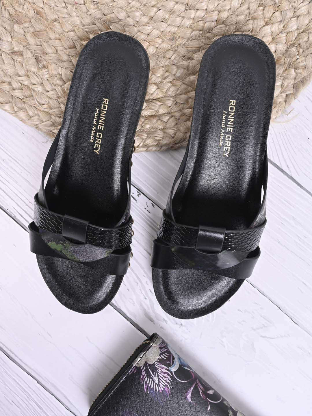 Ronnie Women Printed Open Toe Comfort Sandals