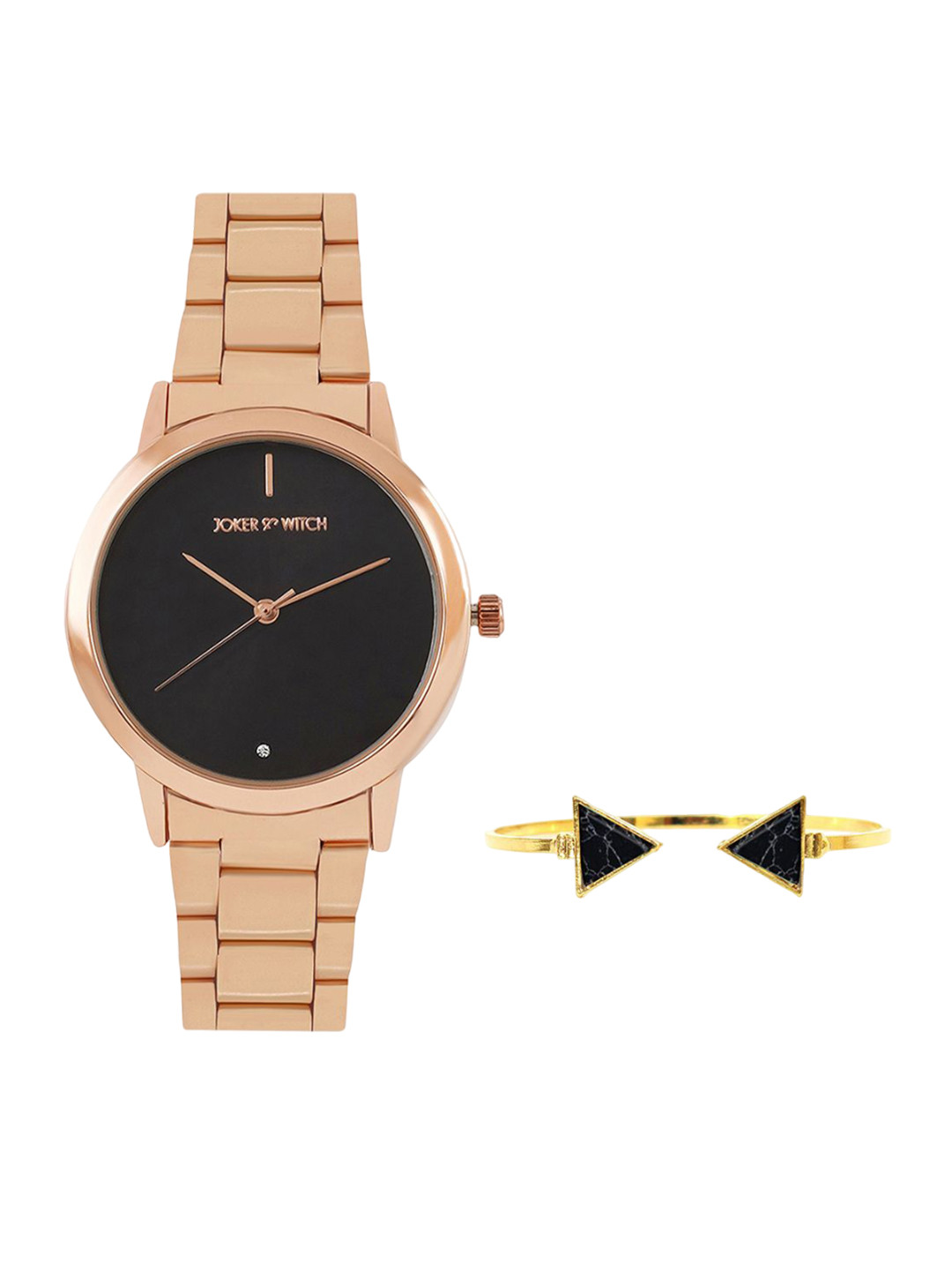 JOKER & WITCH Rose Gold Watch & Bracelet Gift Set