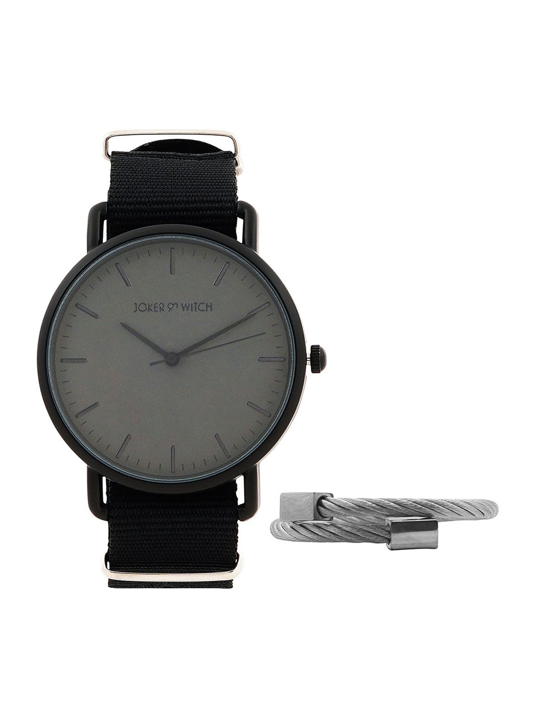 JOKER & WITCH Black Watch & Bracelet Gift Set