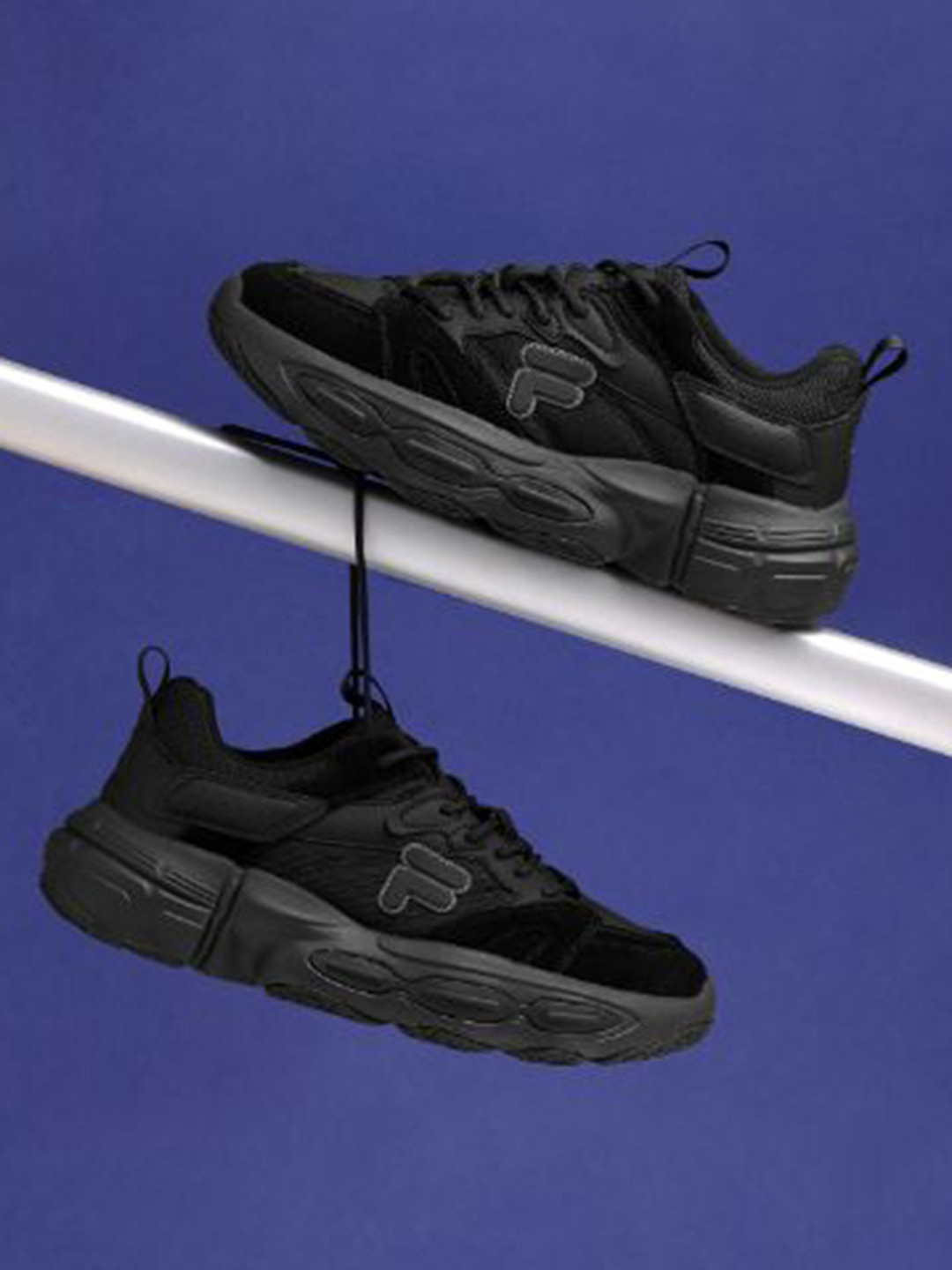 FILA Unisex RI-TSS BALLAD Textured Round Toe Arch Support Insole Lightweight Sneakers