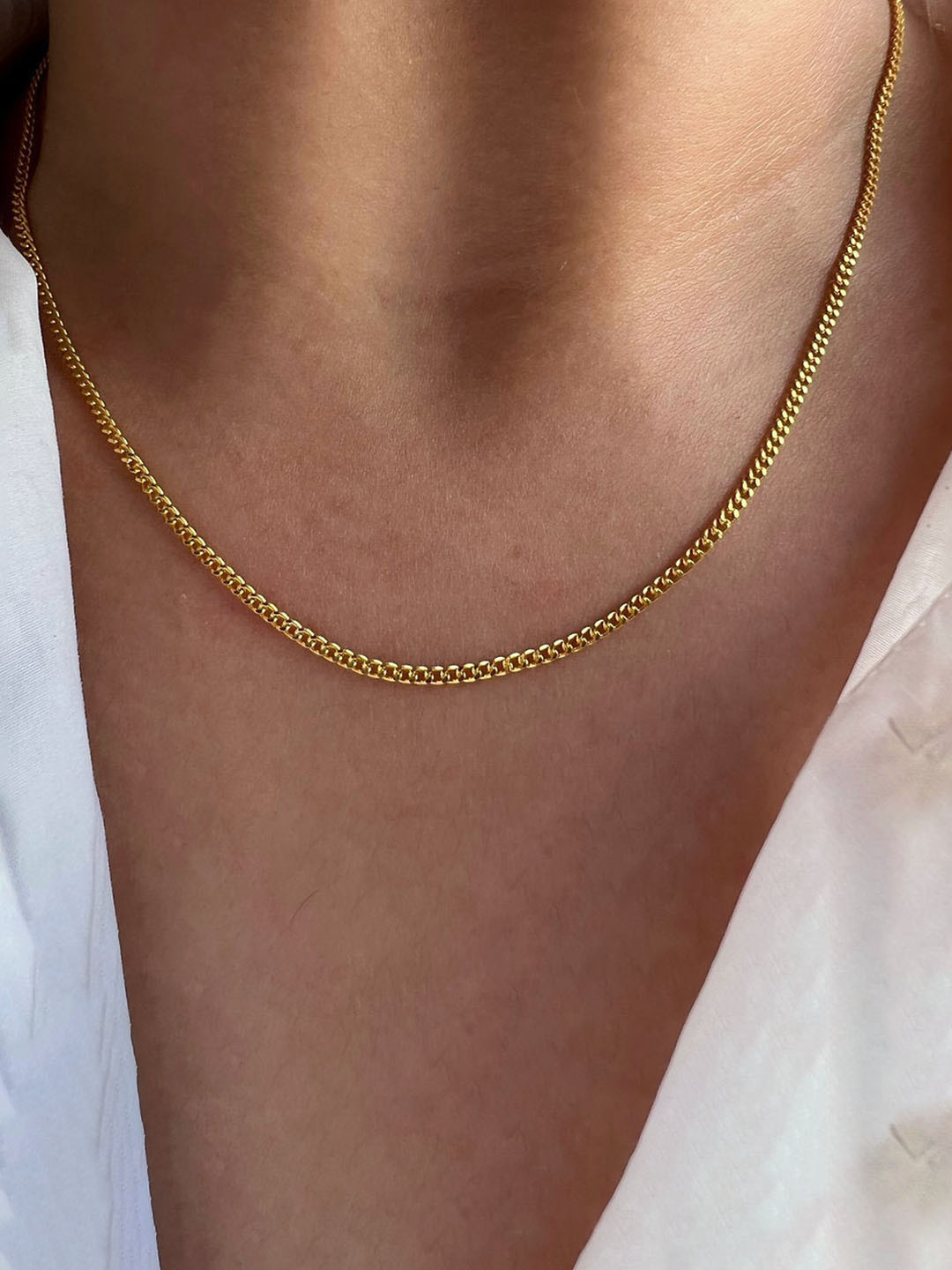 Anushka Jain Jewellery 925 Sterling Silver Gold-Plated Necklace