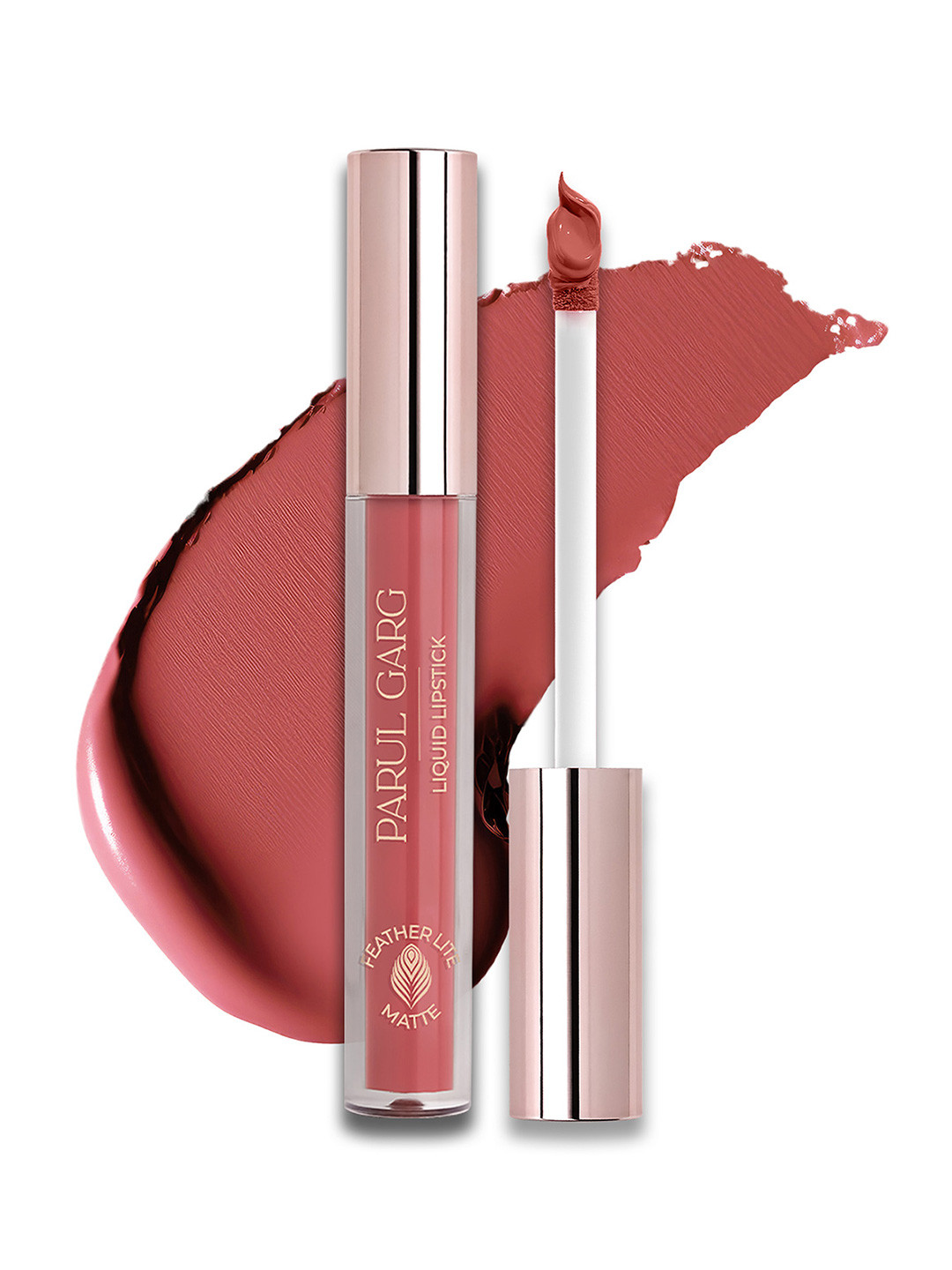 Parul Garg Featherlite Matte Liquid Lipstick, Long lasting - Passion Dusty Pink