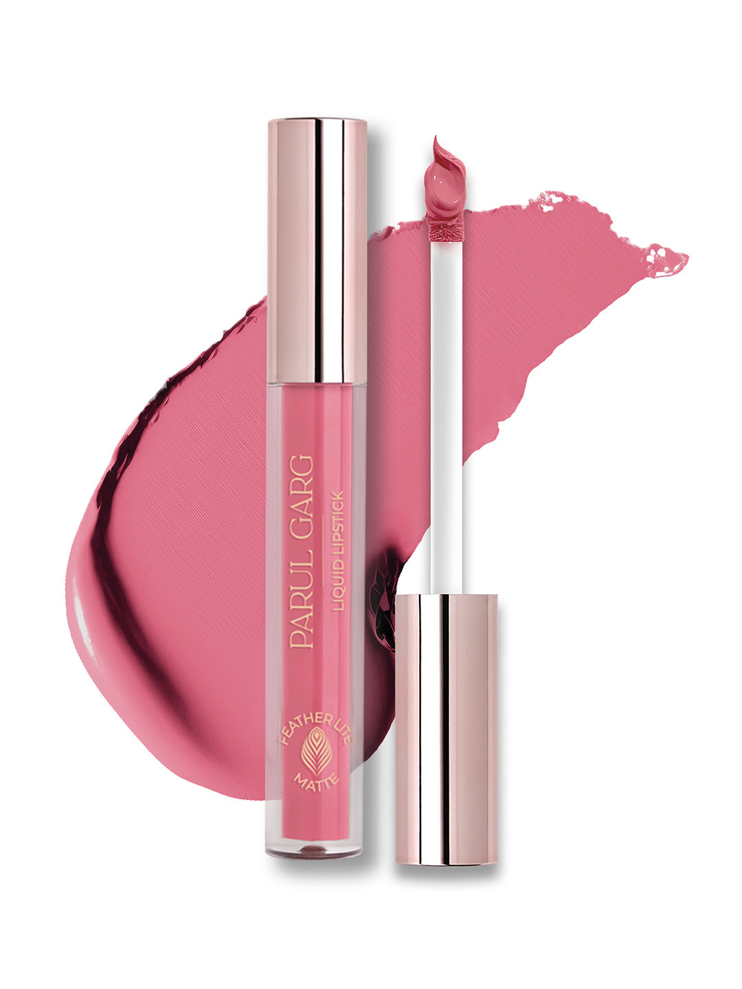 Parul Garg Featherlite Matte Liquid Lipstick, Long lasting - Angel Petal Pink