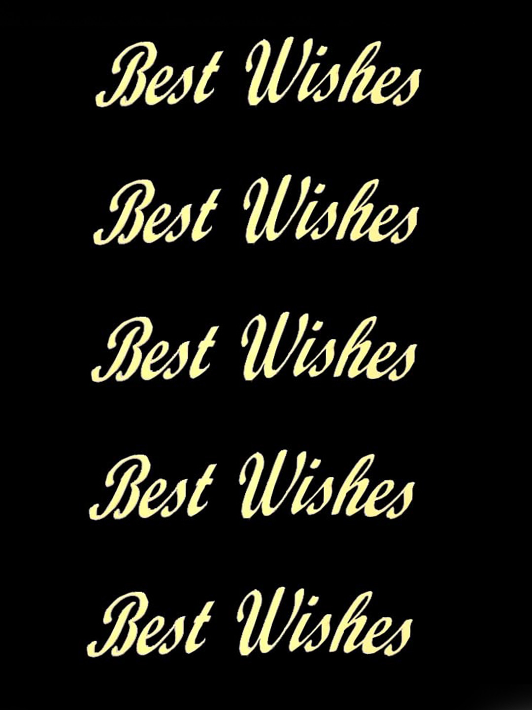 Comet Busters Set Of 5 Self-Adhesive Best Wishes Envelope Stickers