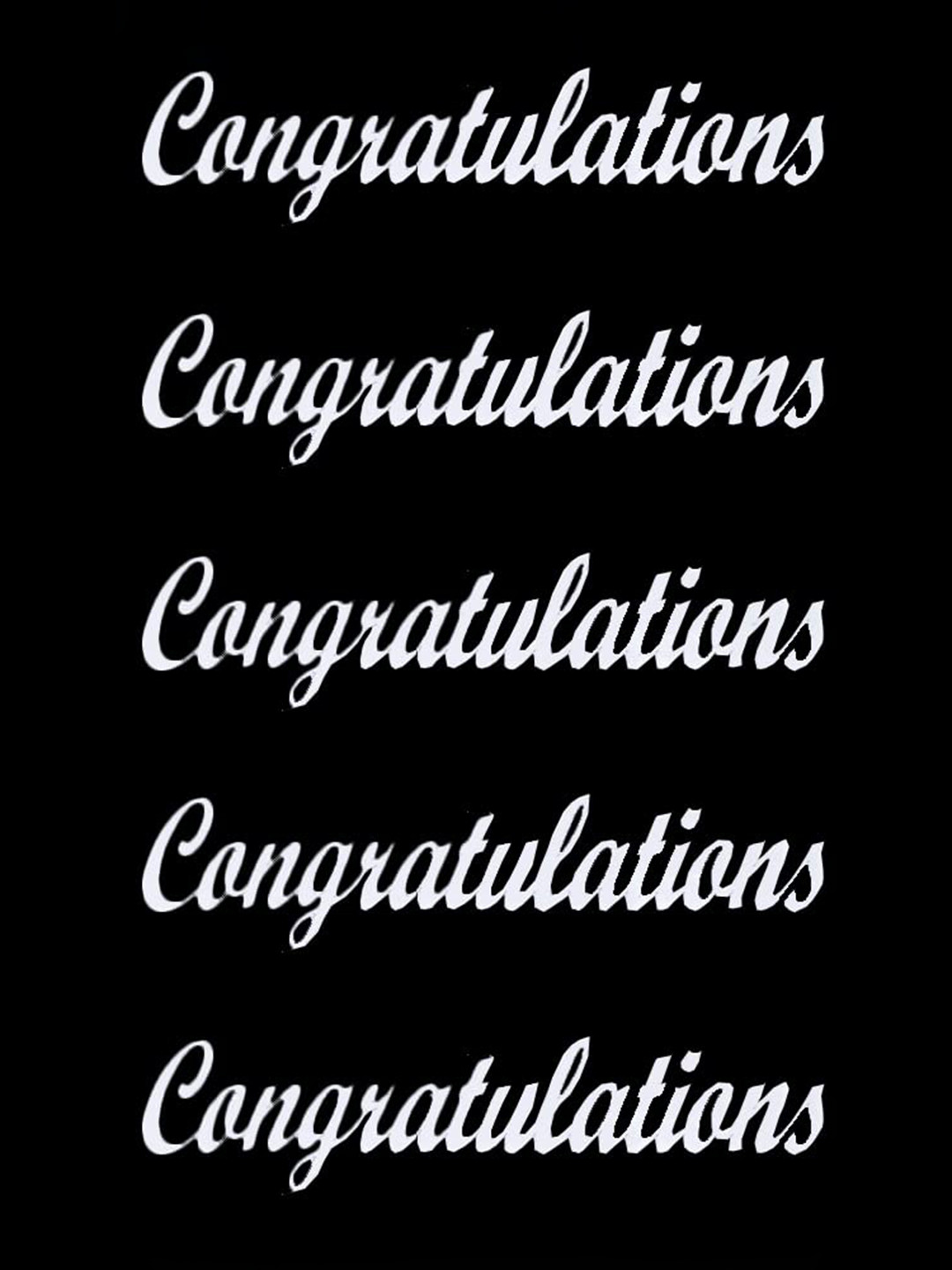 Comet Busters Set Of 5 Self-Adhesive Congratulation Envelope Stickers