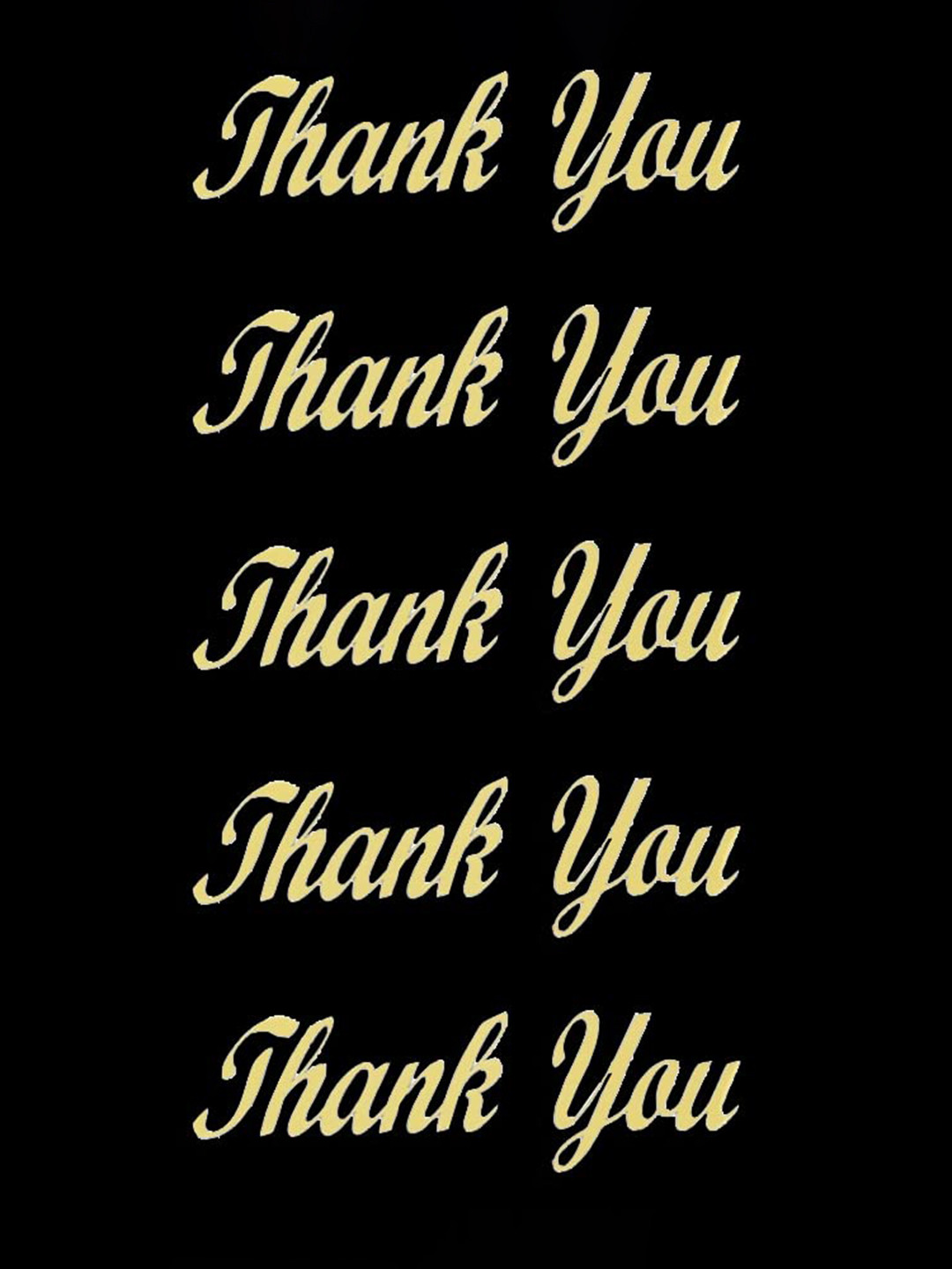 Comet Busters Set Of 5 Self-Adhesive Thank You Envelope Stickers