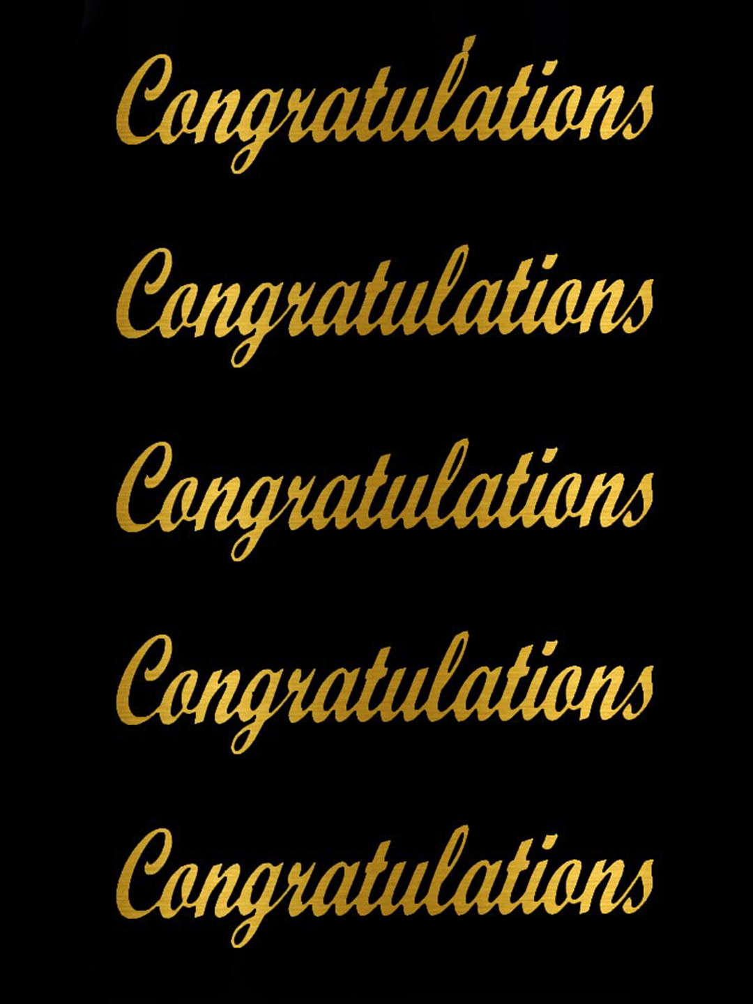 Comet Busters Set Of 5 Self-Adhesive Congratulations Envelope Stickers