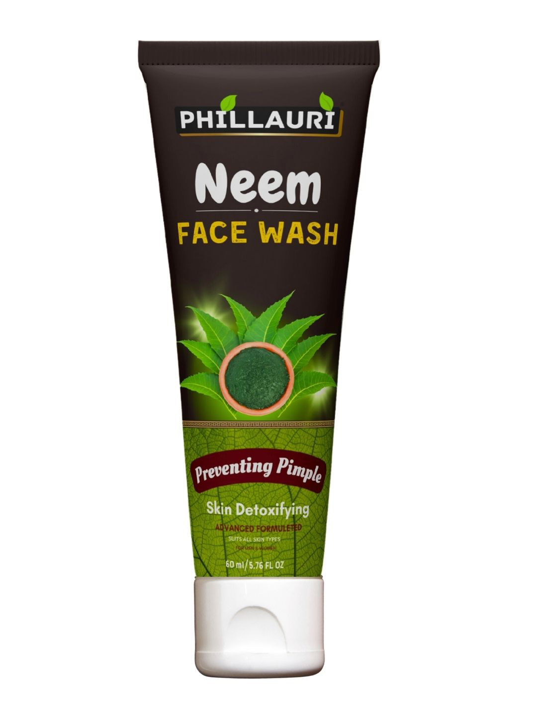 Phillauri Neem Face Wash For Acne Control - 60ml