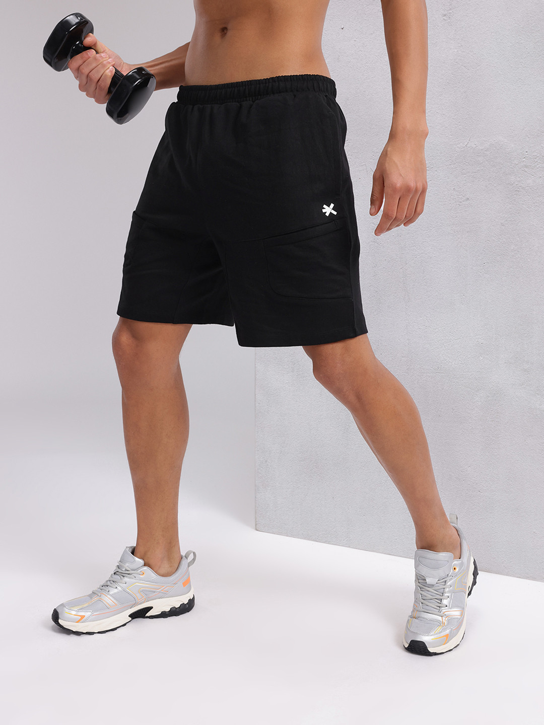 HRX by Hrithik Roshan Men Iron Tribe Training or Gym Sports Shorts