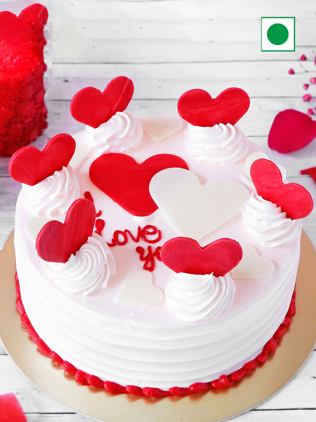 IGP Vanilla Flavour Eggless Round Cake 2Kg