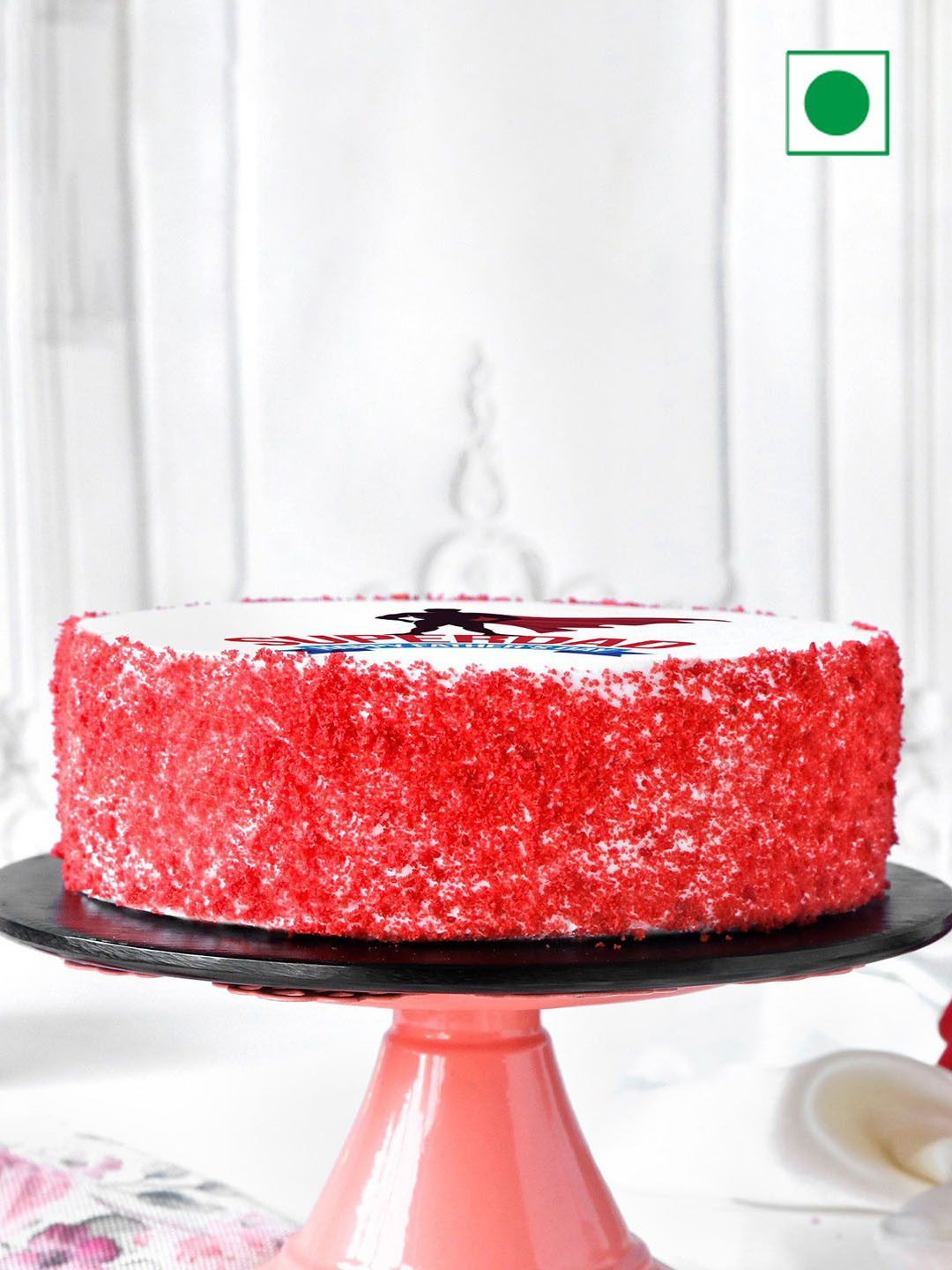 IGP Red Velvet Eggless Round Cake- 1 KG