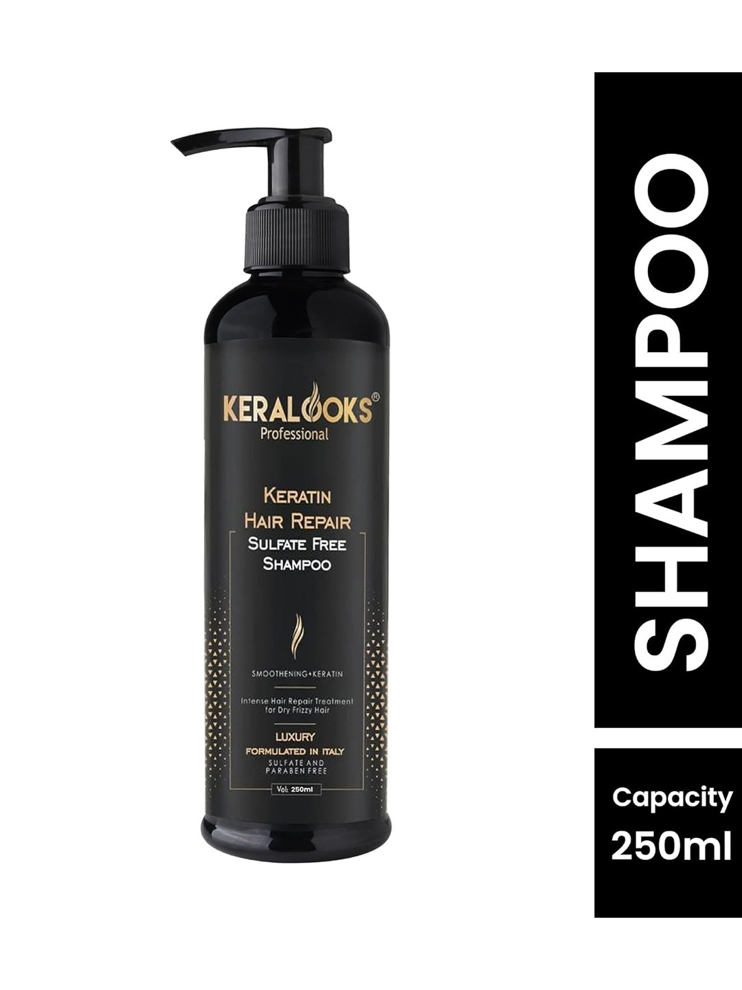 Keralooks professional Keratin Repair Sulfate Free Shampoo 250ml