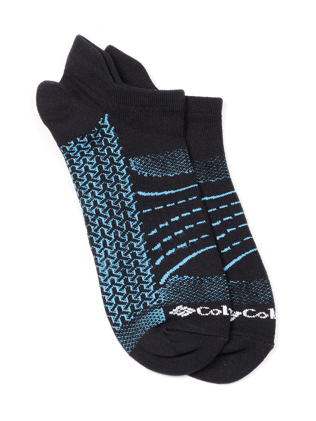 Columbia Women Pack of 2 Patterned Ankle Length Mapped No-Show Lightweight Socks