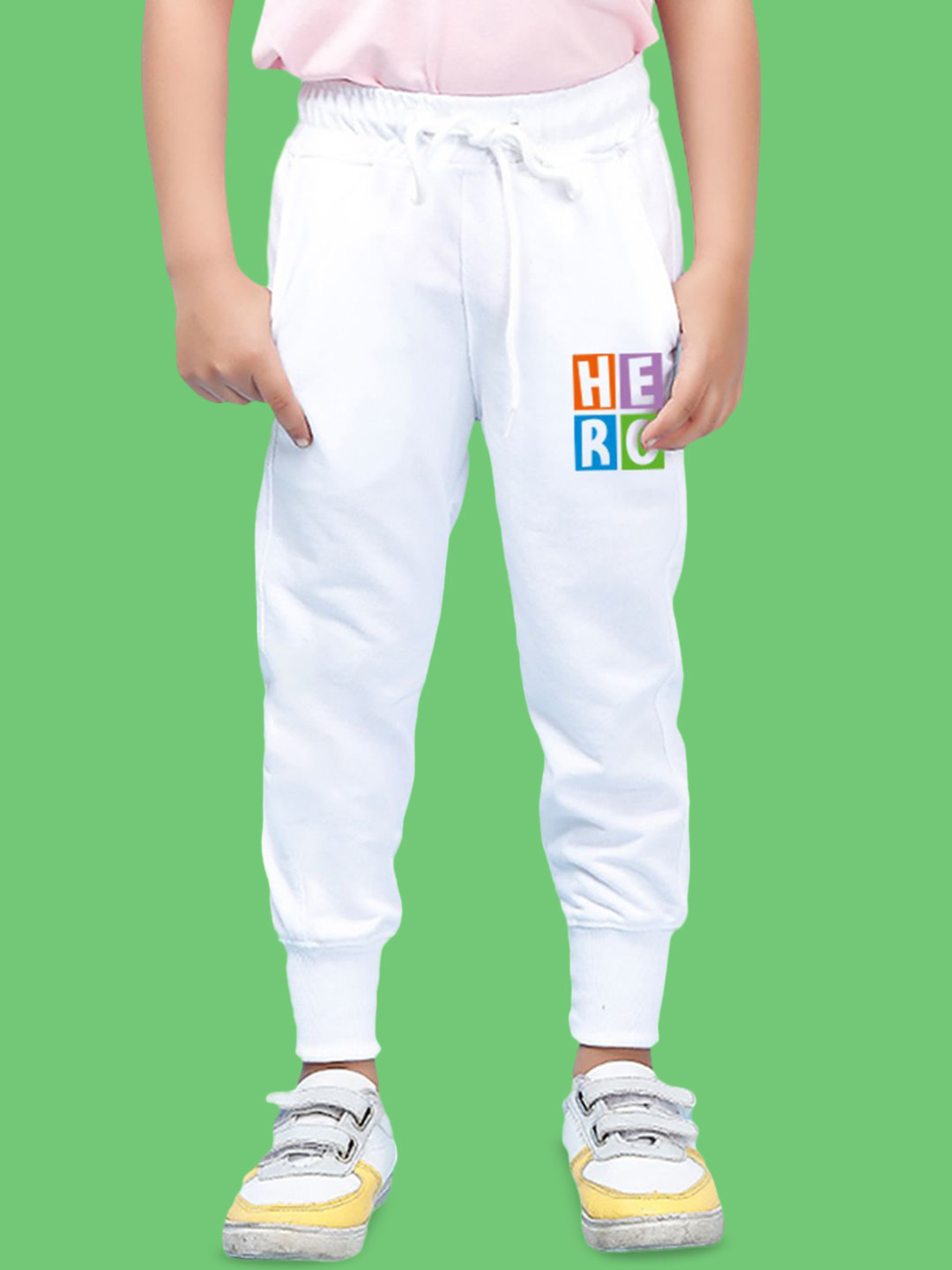 NUSYL Boys Text Printed Cotton Ankle Length Joggers Track Pant