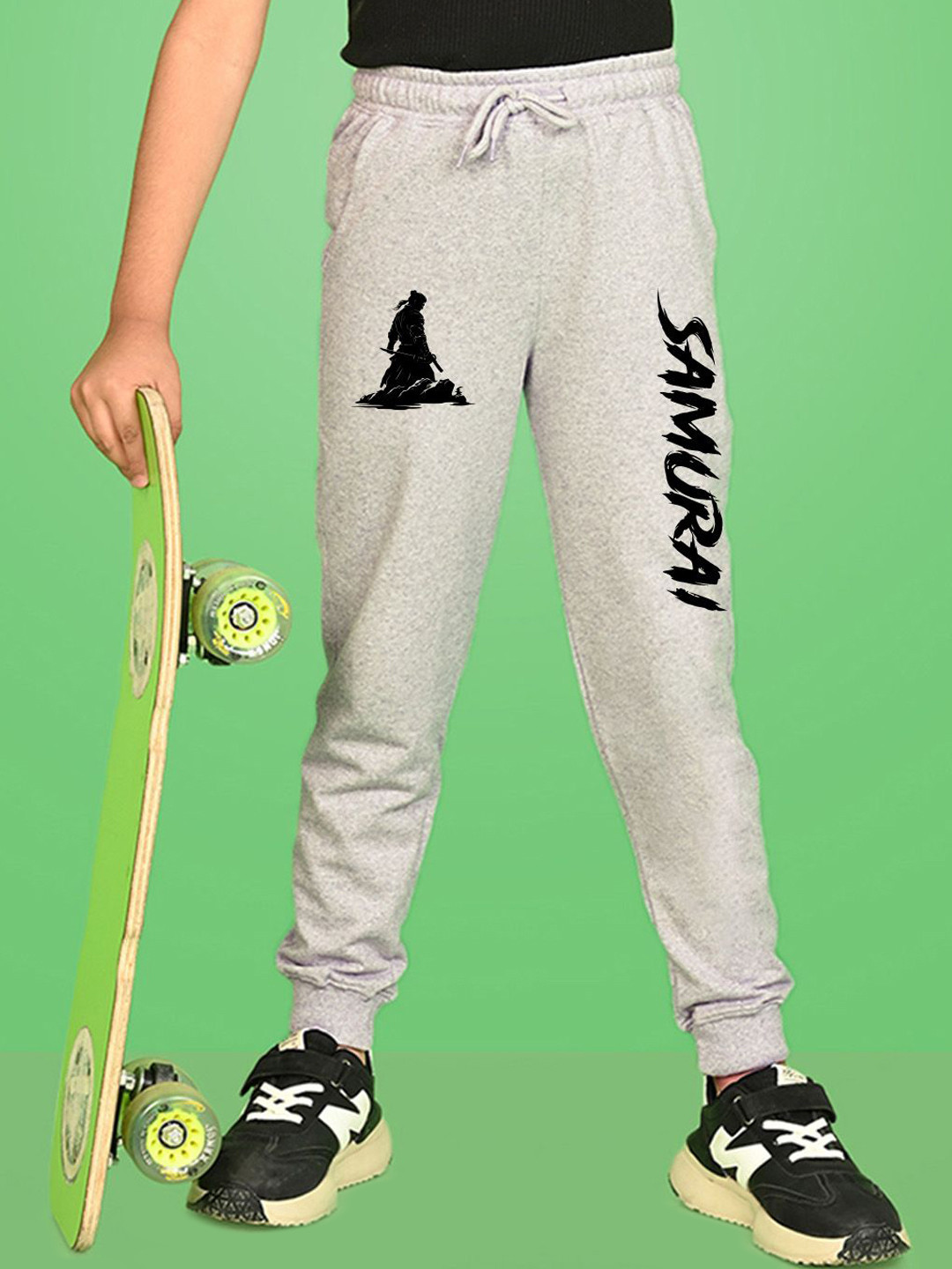 NUSYL Boys  Text Printed Ankle Length Track Pant