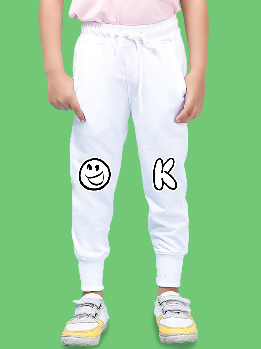 NUSYL Boys Text Printed Ankle Length Regular Fit  Joggers