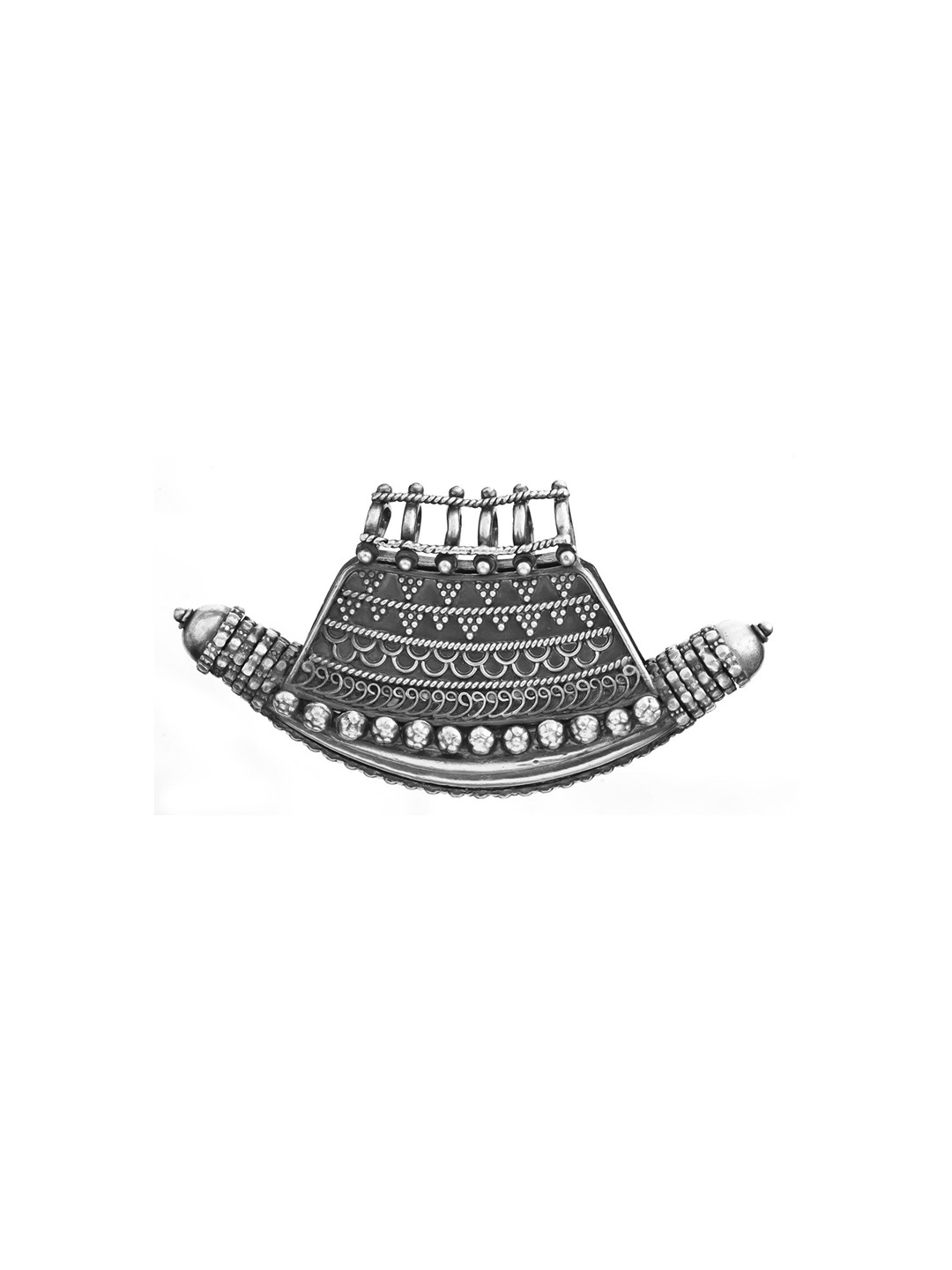 Exotic India Sterling Silver Designer Pendant