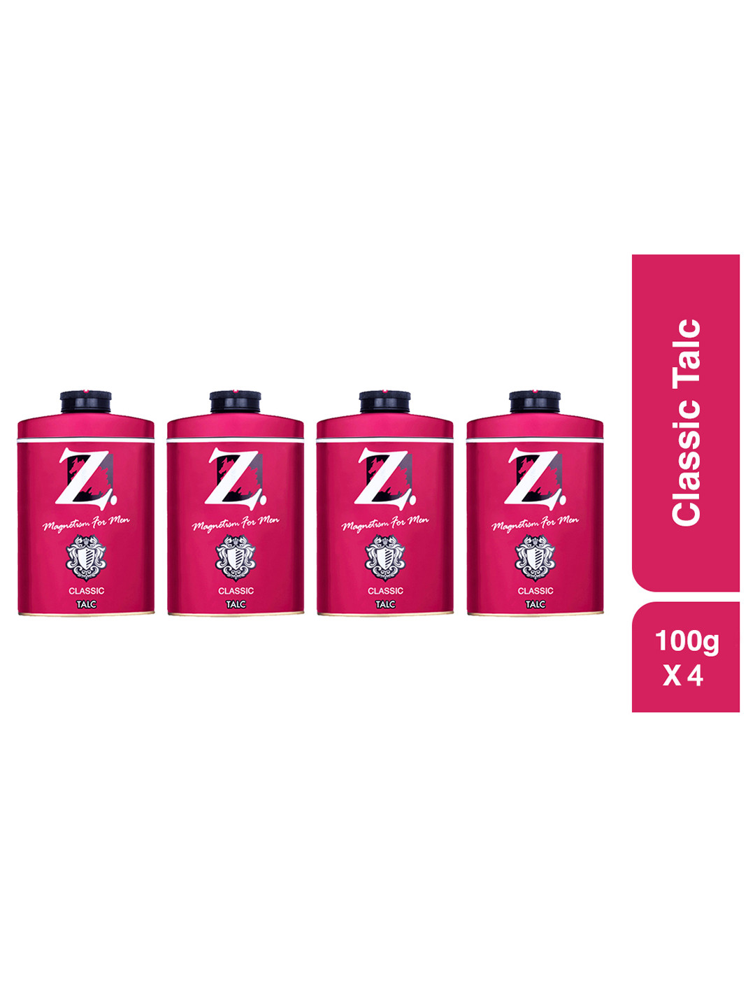 Z-MAGNETISM FOR MEN Set Of 4-Pcs Classic Talc- 100g Each