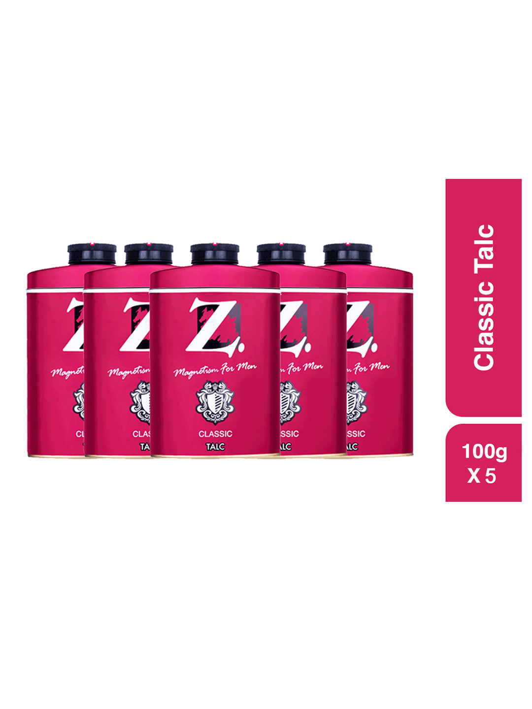 Z-MAGNETISM FOR MEN Set Of 5-Pcs Classic Talc- 100g Each