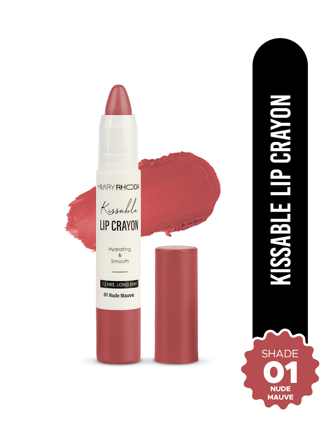 Hilary Rhoda Kissable Lip Crayon-3.5g- Nude Mauve