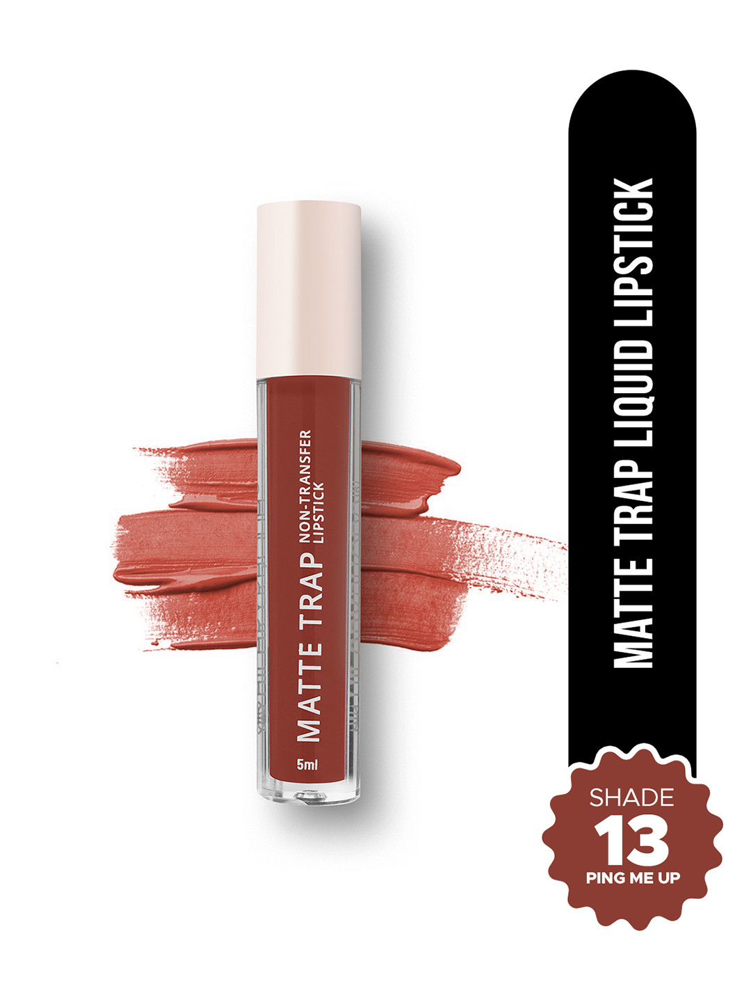 Hilary Rhoda Matte Trap Non Transfer Waterproof Liquid Lipstick 5 ml - Ping Me Up - 13