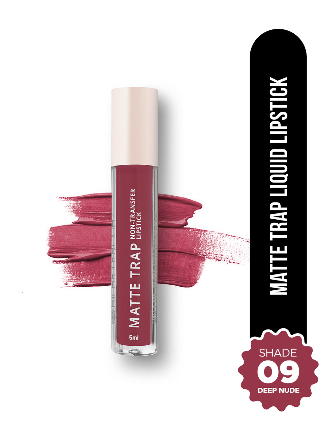 Hilary Rhoda Matte Trap Non Transfer Waterproof Liquid Lipstick 5 ml- Nude Chilli - 09