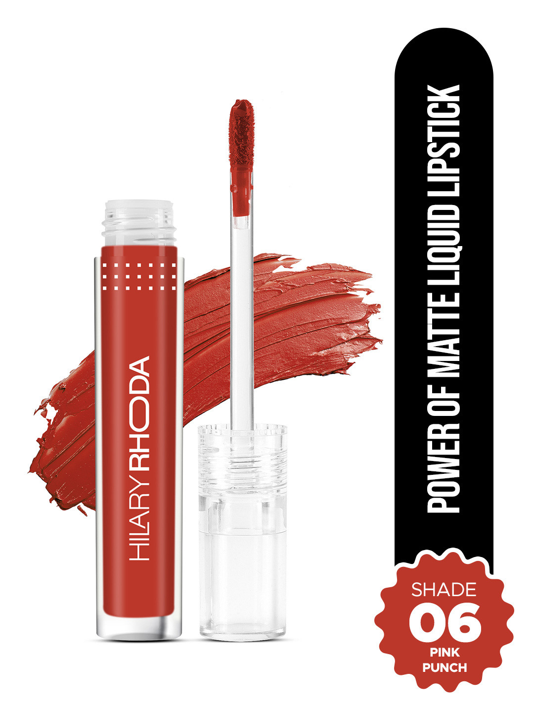 Hilary Rhoda Power Of Matte Liquid Lipstick Smudgeproof 3 ml - Pink Punch - 06