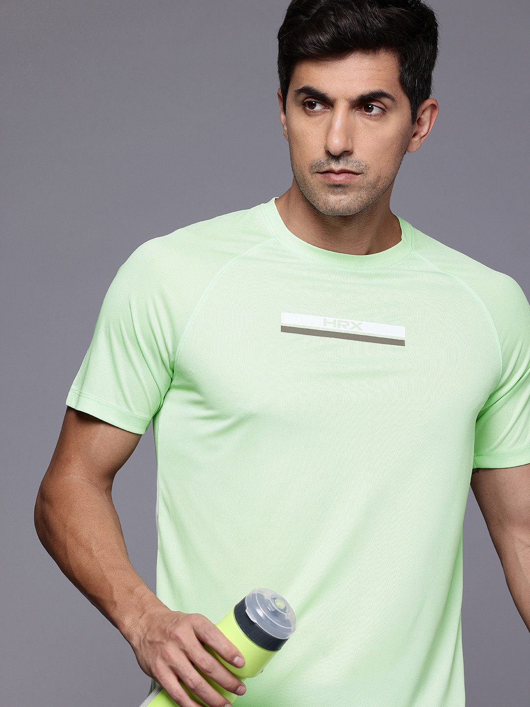 HRX by Hrithik Roshan AIRFLOW Ultralite Rapid Dry Antimicrobial Finish Running T-shirt
