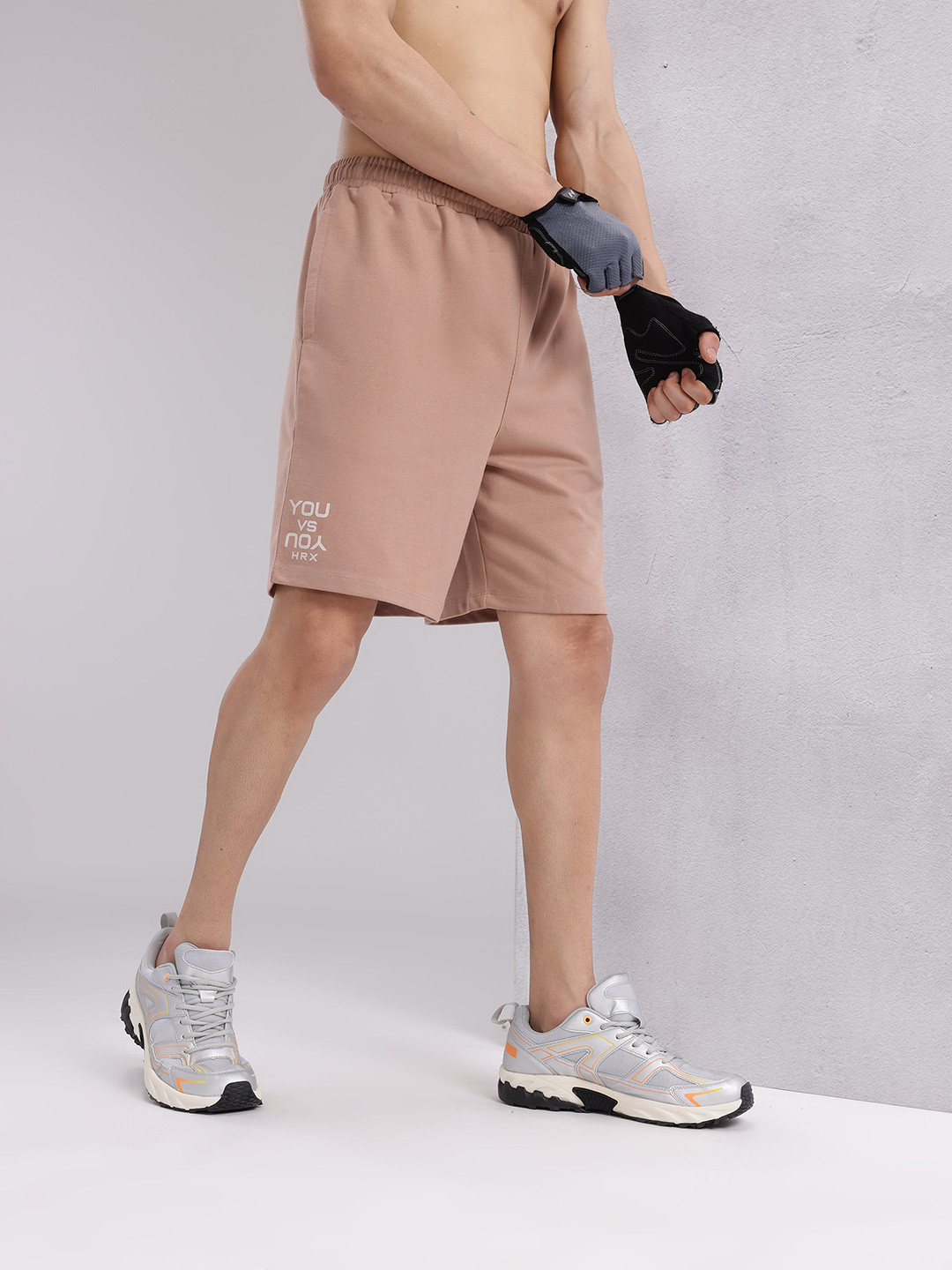 HRX by Hrithik Roshan Men Iron Tribe Training or Gym Sports Shorts