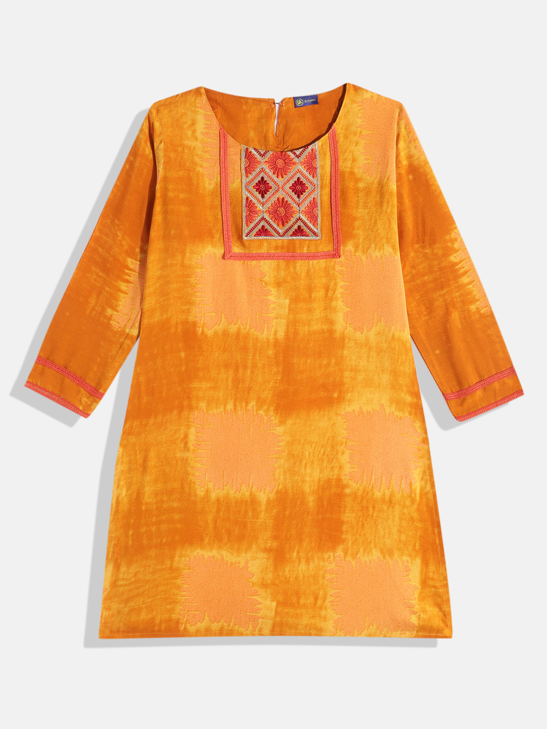 YK Printed Thread Work Short Kurti