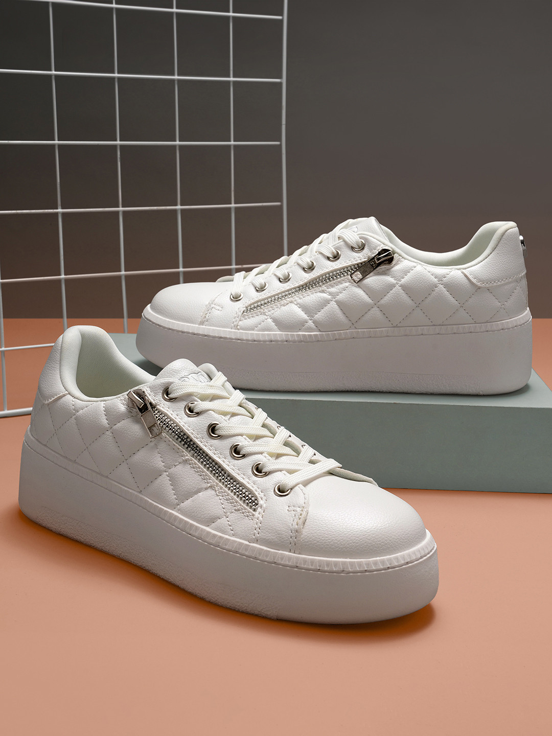 U.S. Polo Assn. Women Gabriella Round Toe Lace-Up Sneakers