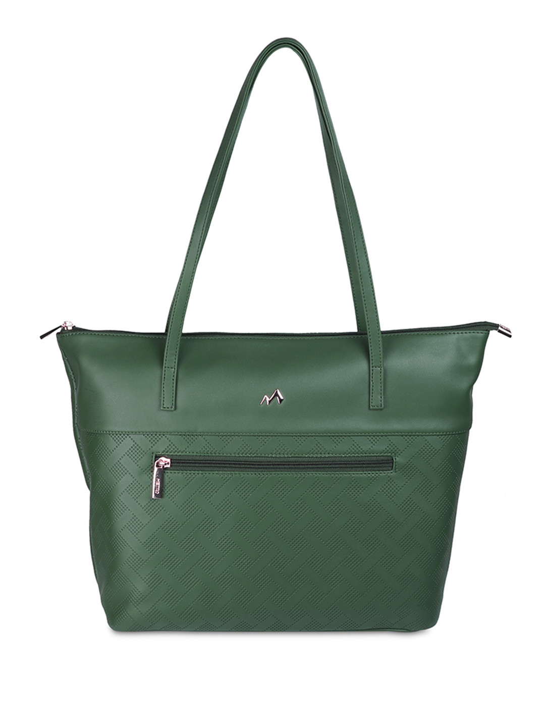 Metro Structured Shoulder Bag with Applique