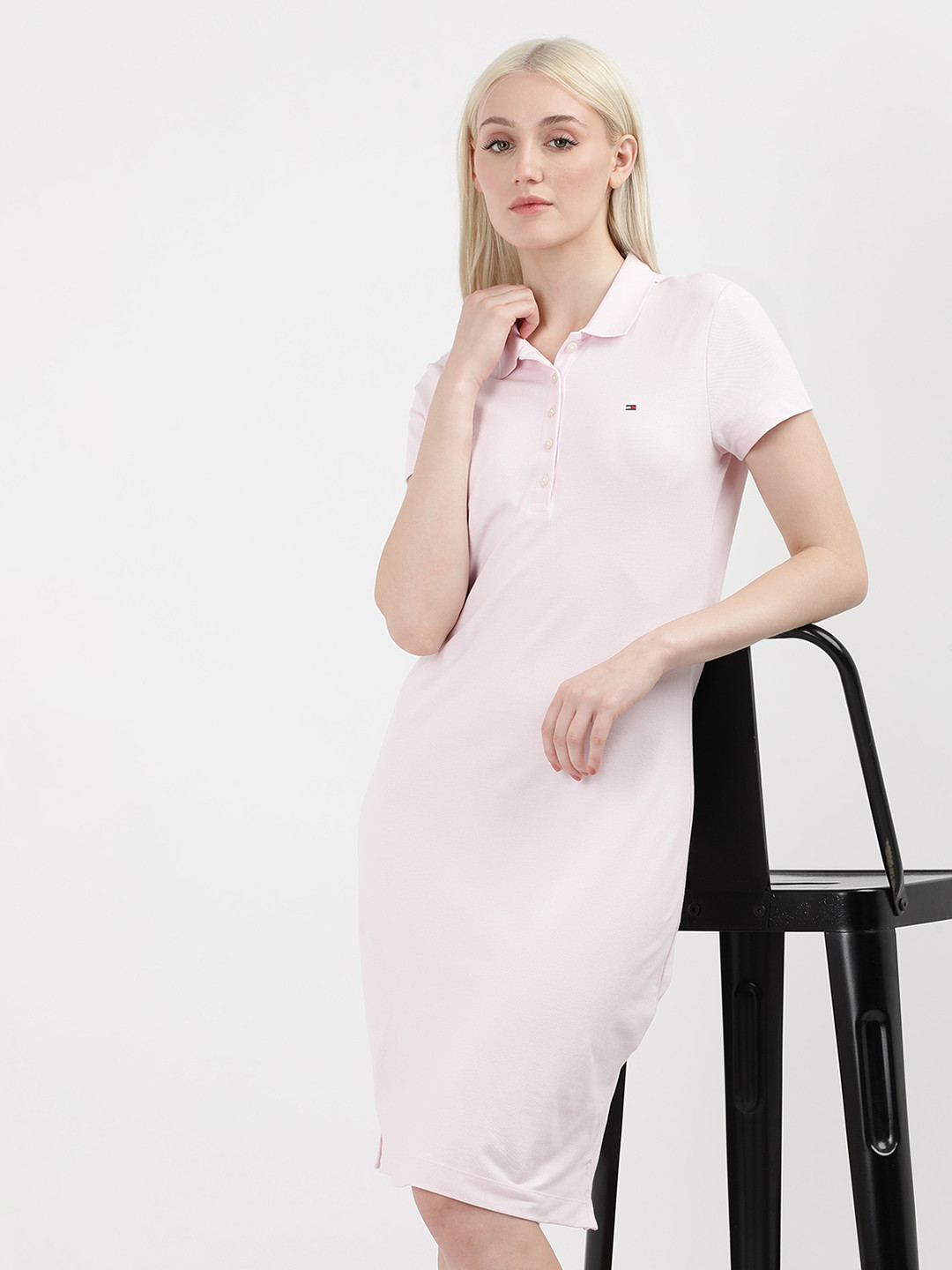 Tommy Hilfiger Women Shirt Collar Sheath Dress