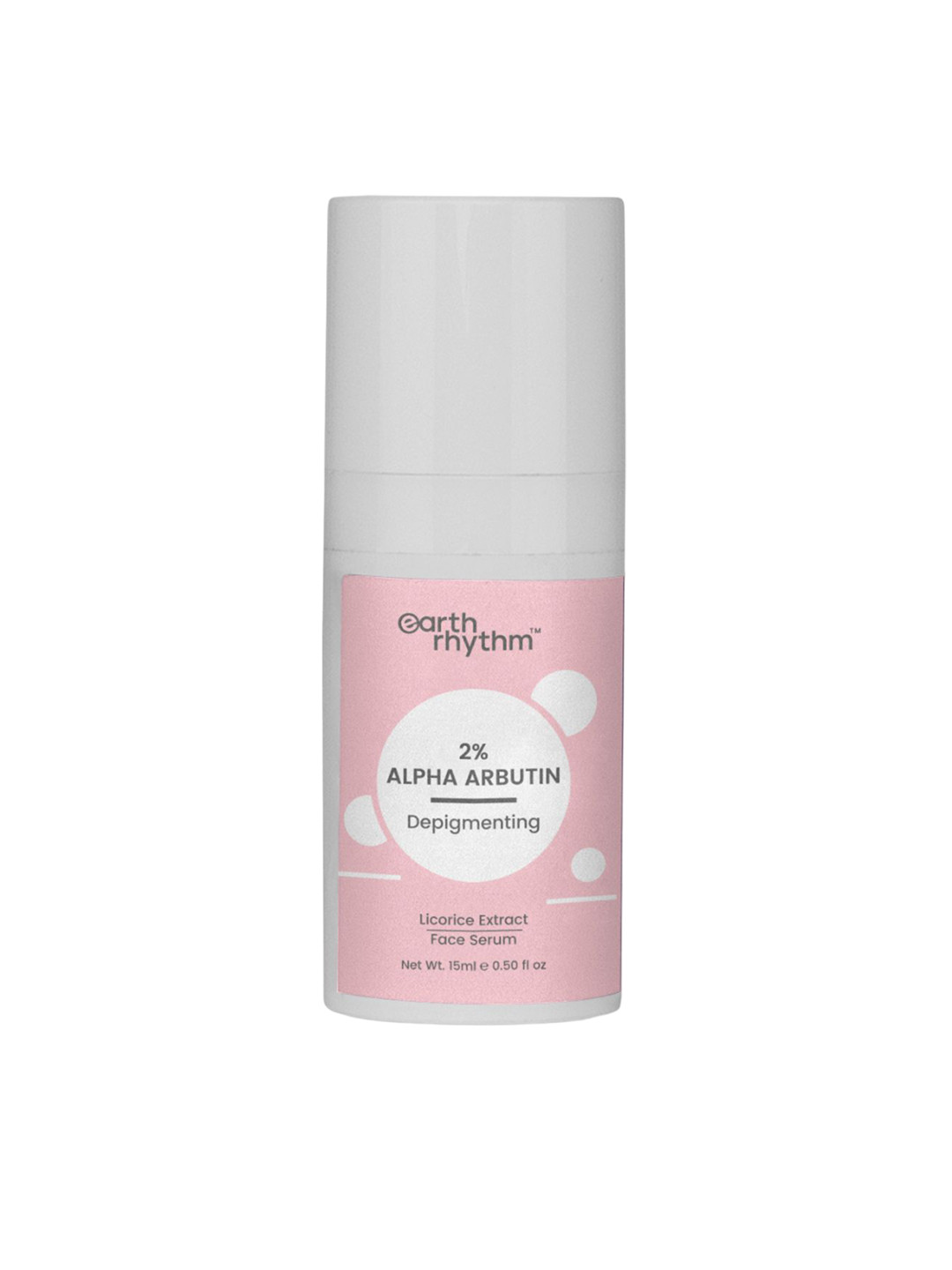 Earth Rhythm 2% Alpha Arbutin Depigmenting Licorice Extract Face Serum 15ml
