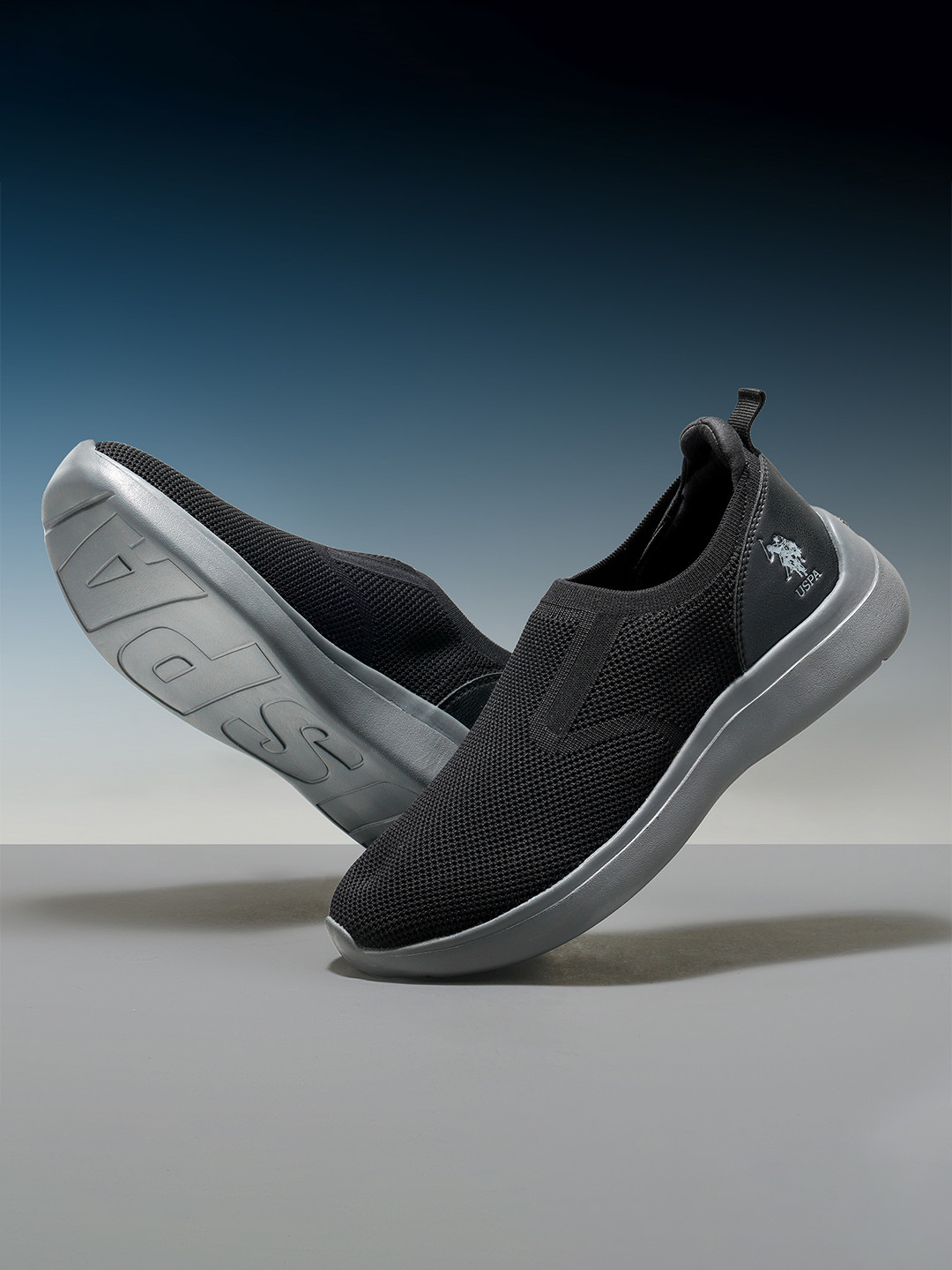 U.S. Polo Assn. Men Mesh Round Toe Slip-On Comfort Insole Sneakers TENORE