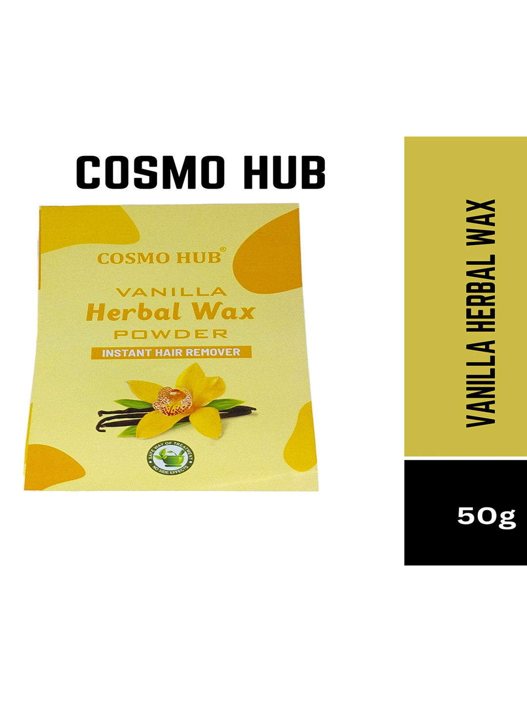 COSMO HUB Vanilla Herbal Wax Powder For Instant Hair Remover 50g