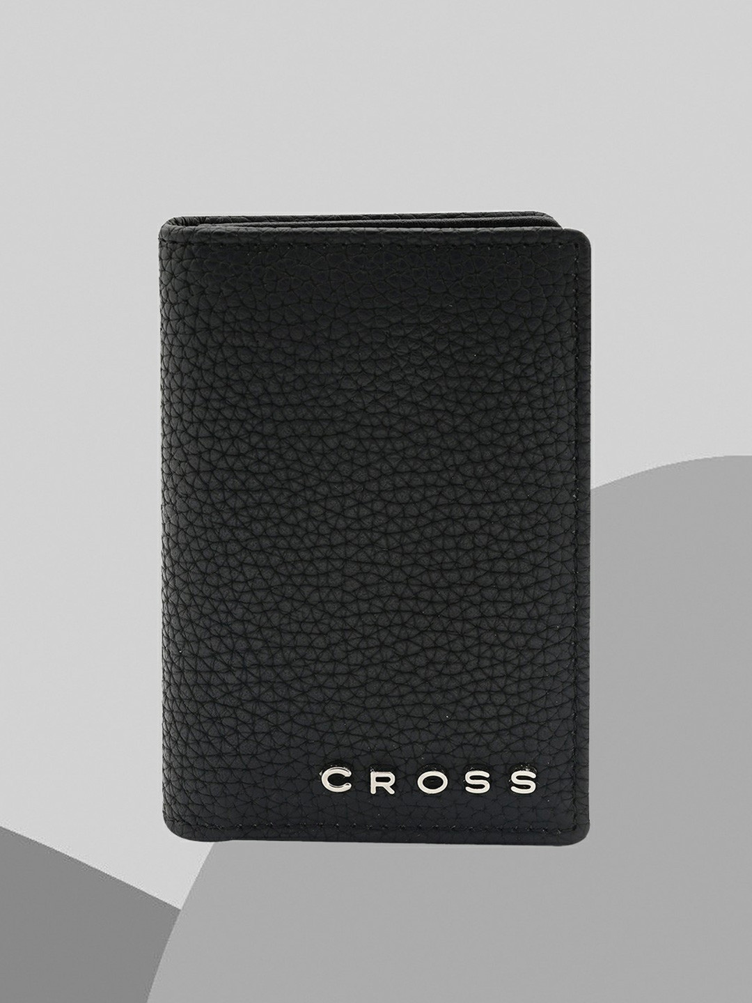 Cross Men Abstract Textured Leather Two Fold Wallet
