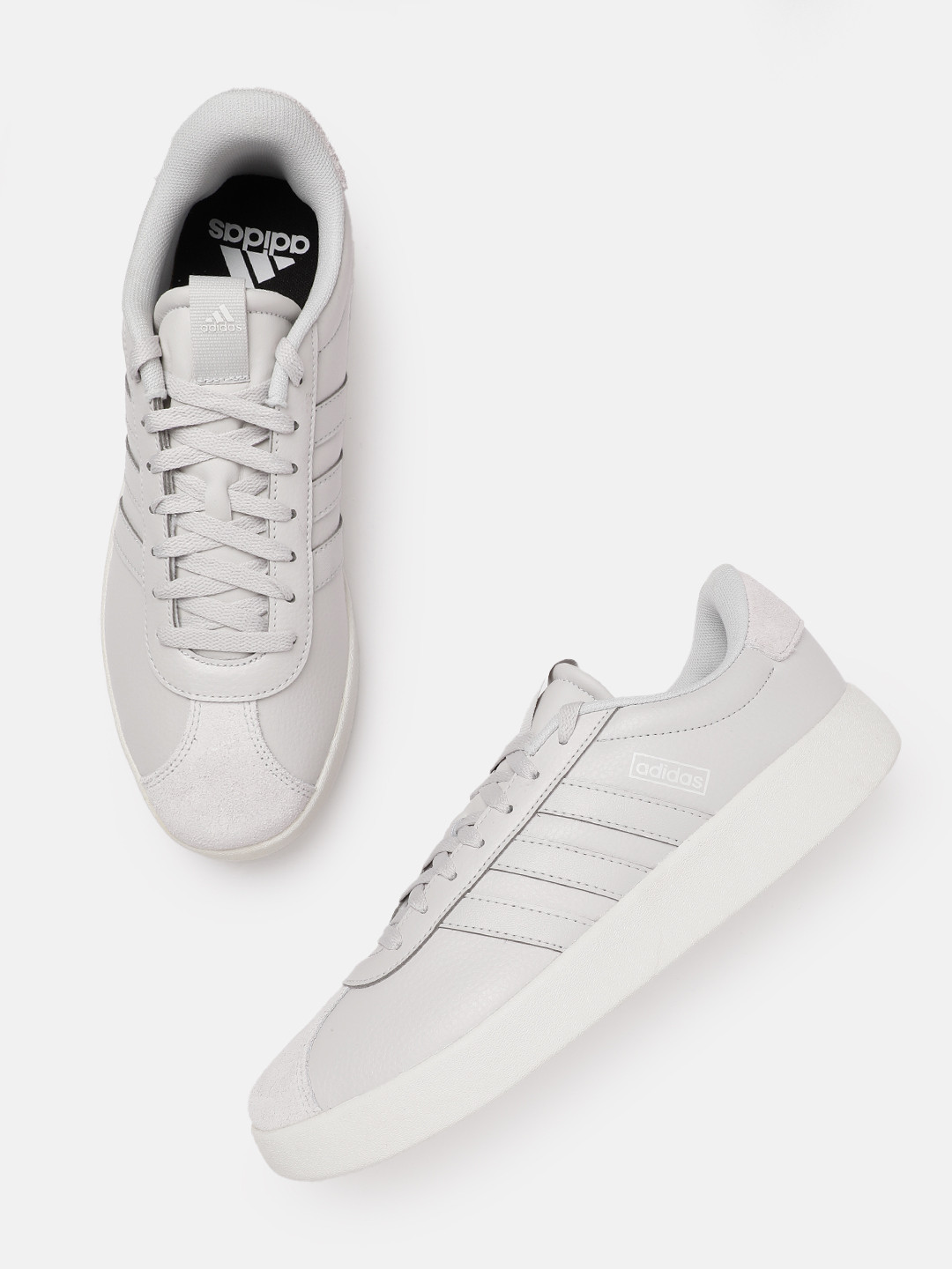 ADIDAS Men VL Court 3.0 IKD Leather Skateboarding Shoes