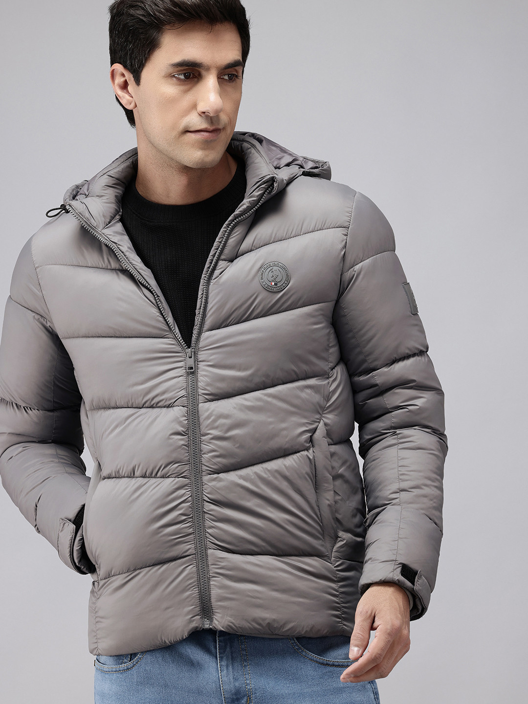 U.S. Polo Assn. Puffer Jacket with Detachable Hood