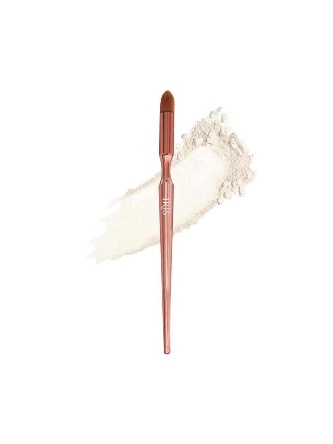IRIS COSMETICS Luminous HD Precision Highlight Brush For Smooth Coverage - Rose Gold