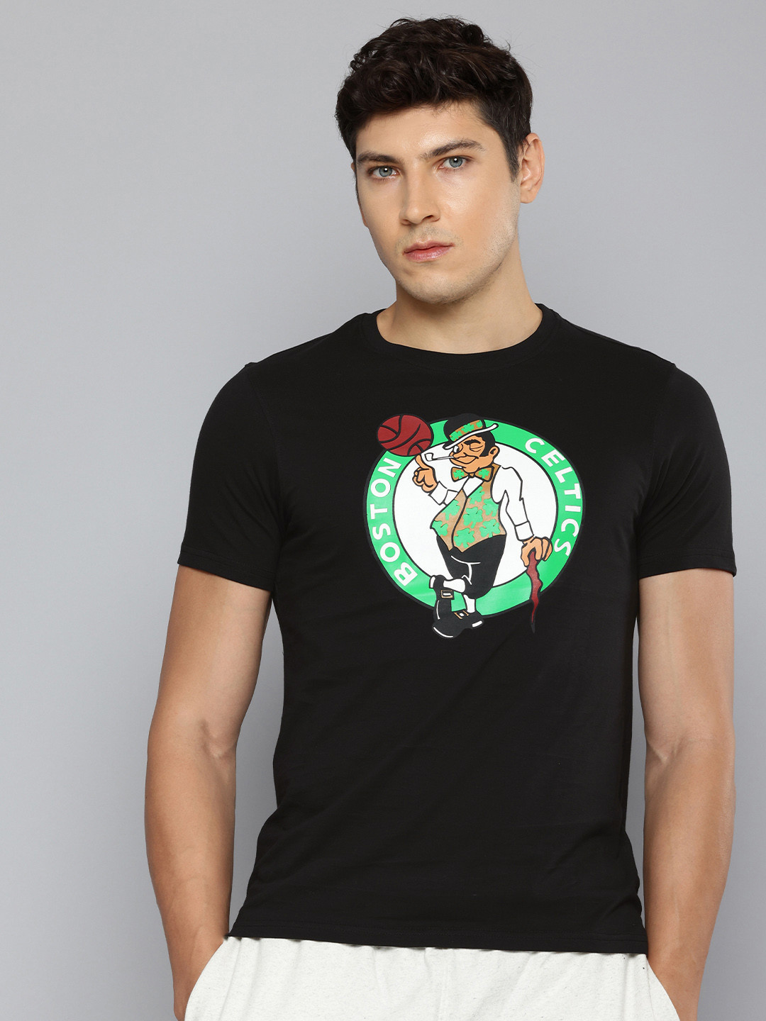 NBA Men Boston Celtics Printed T-shirt