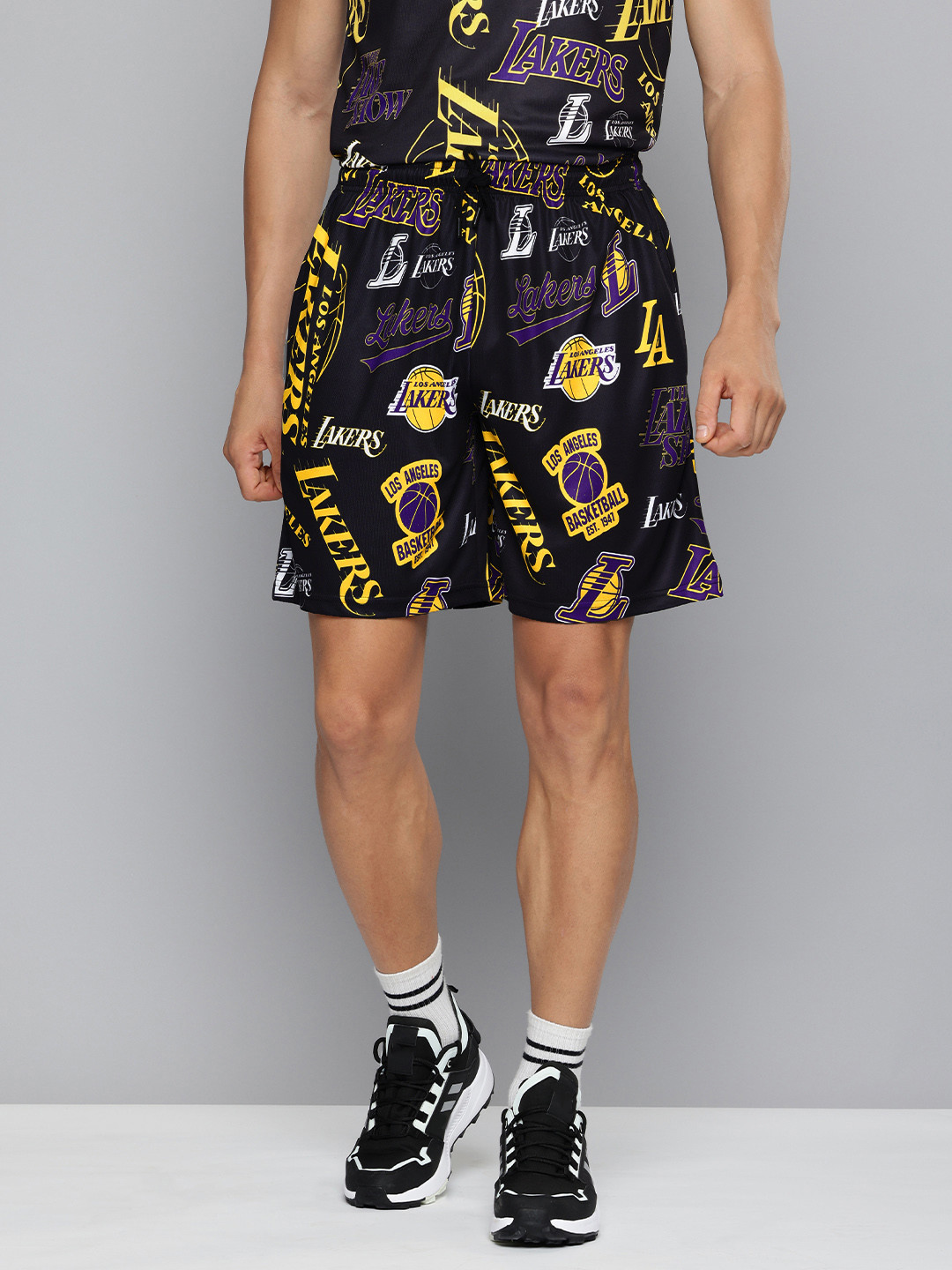 NBA Men Los Angeles Lakers Printed Basketball Shorts