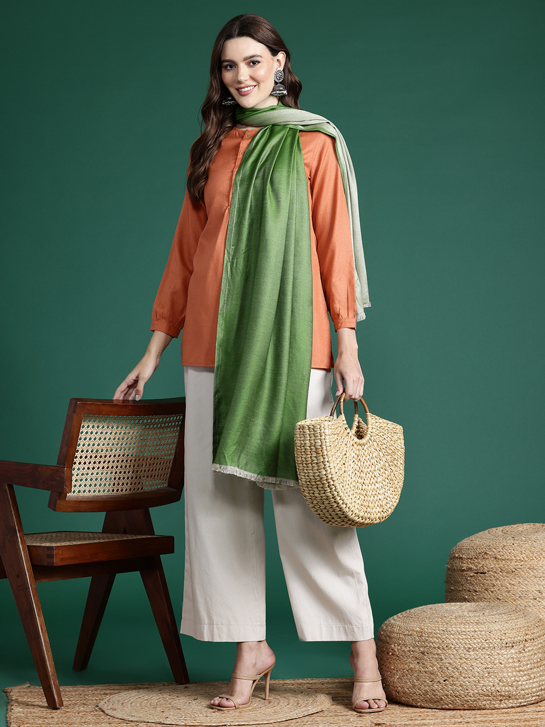 Women Solid Stole