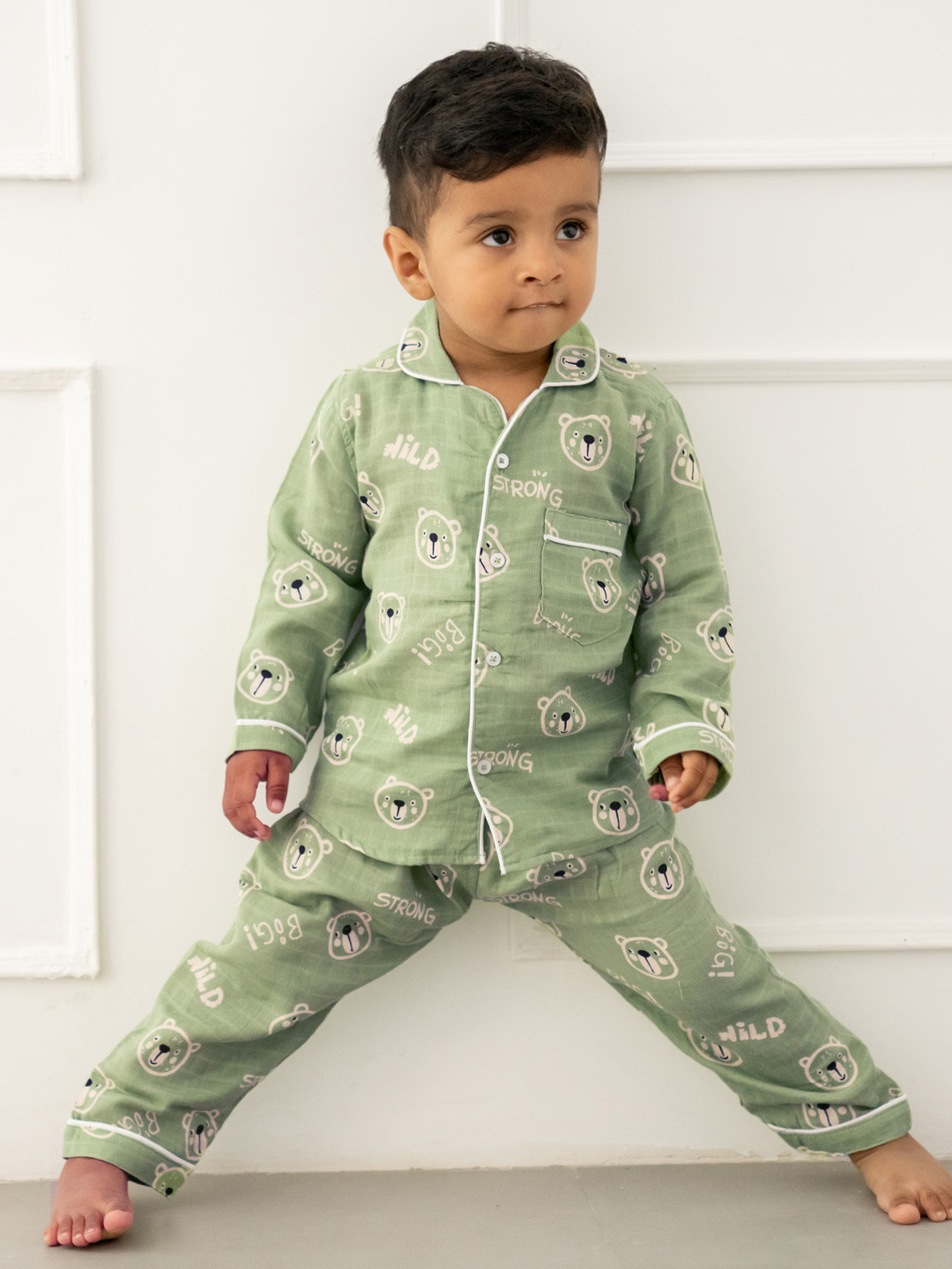 A Toddler Thing Unisex Kids Printed Night suit