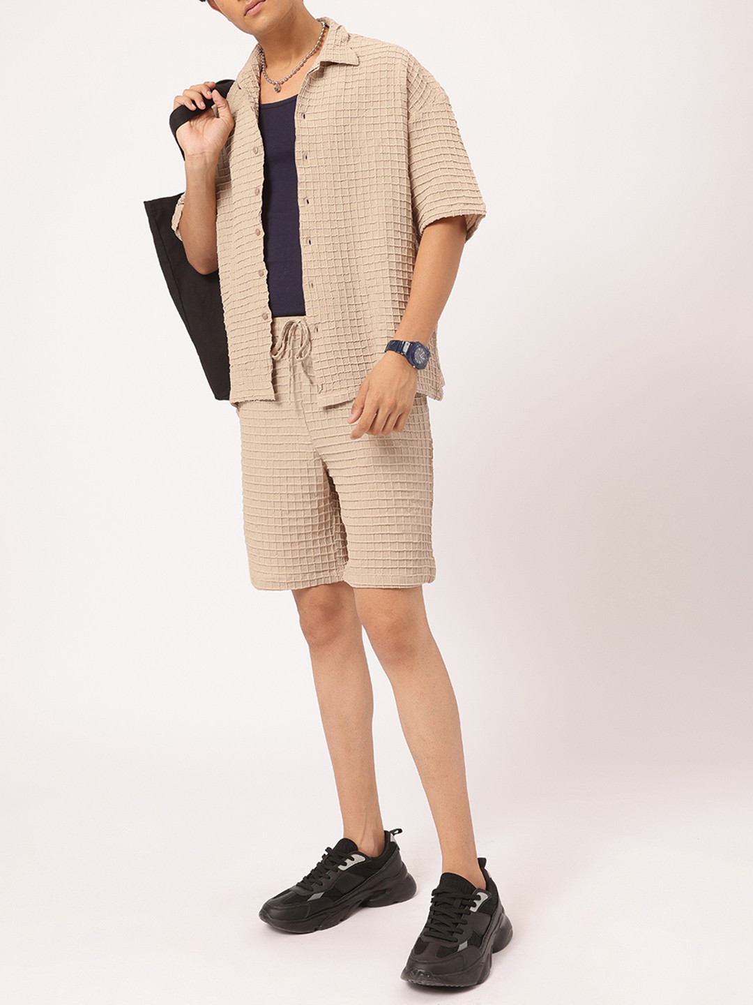 Kook N Keech Carefree Getaway Comfy Textured Co-Ord